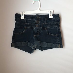 Denim shorts